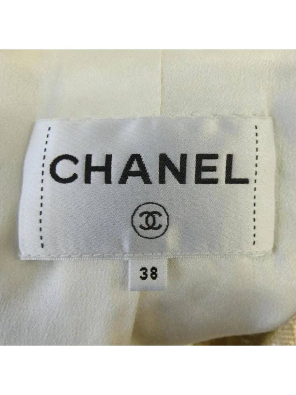 Chanel Collarless Jacket Gold